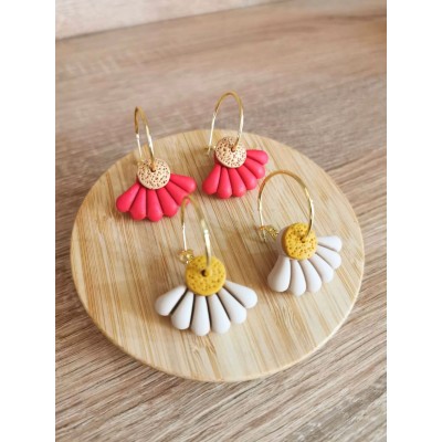 Bijoux Créole demi-fleur - Kemetcare