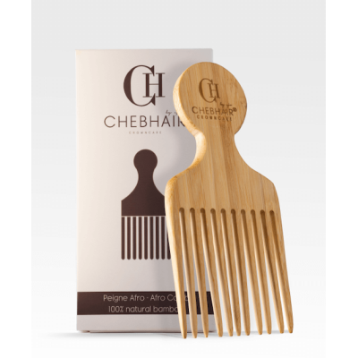 Peigne afro en Bamboo - CHEBHAIR