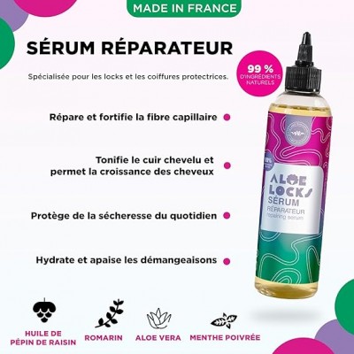 Aloé Locks | Sérum Réparateur & Activateur de pousse Aloé Locks | Sérum Réparateur & Activateur de pousse